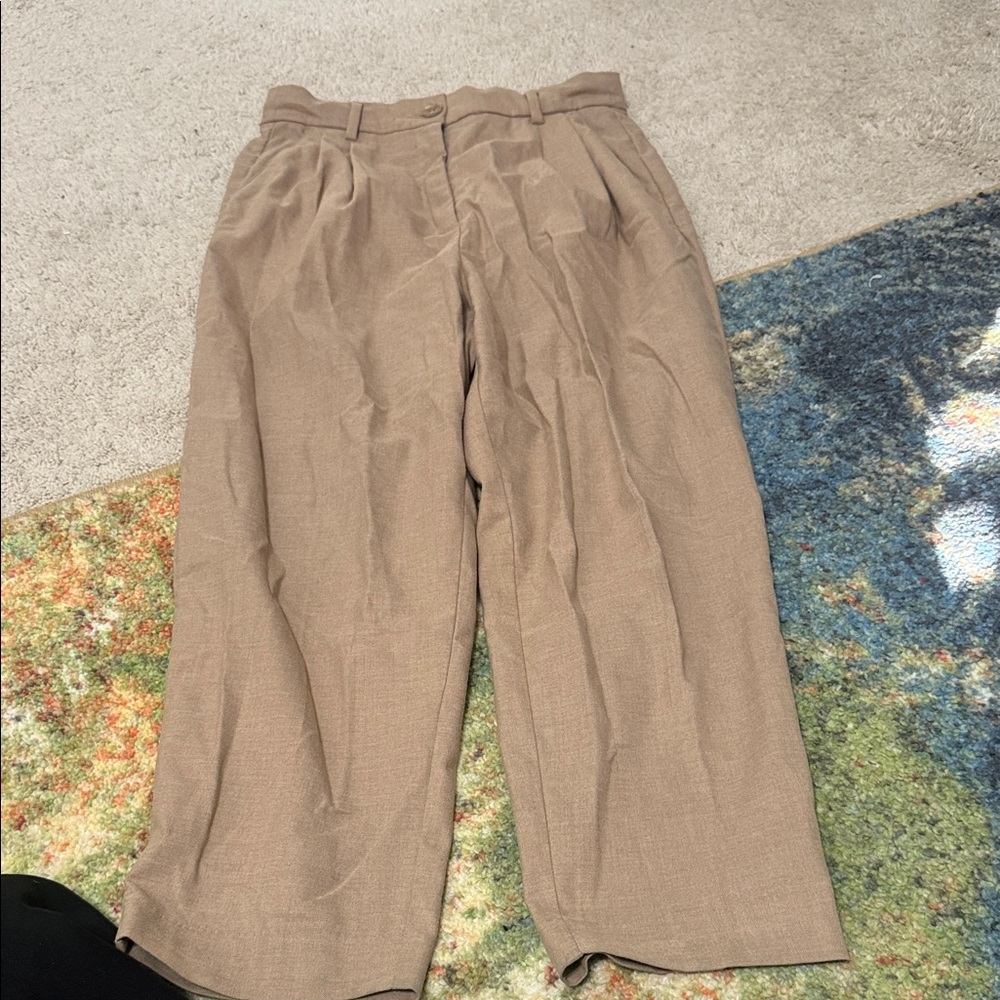 H&M Men's Classic Brown Dress Pants